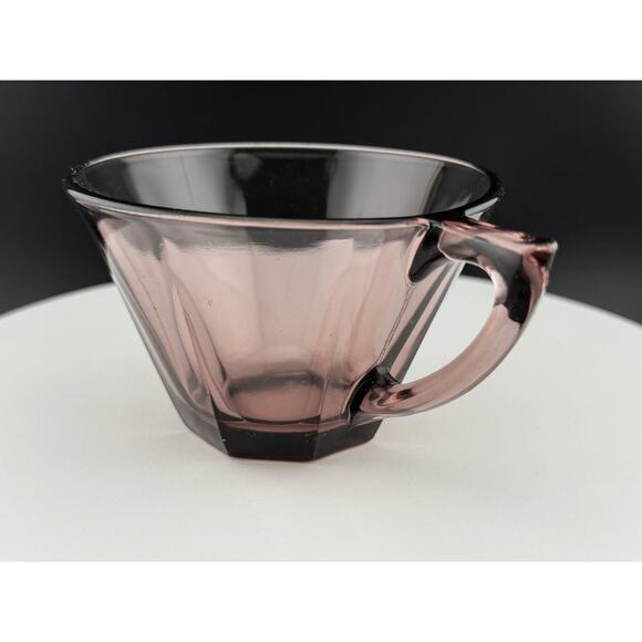 Hazel Atlas Amethyst Coffee Cup - Picture 7 of 8